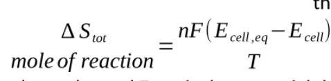 <p>Ecell is the external potential difference, the voltage over the electrodes </p>