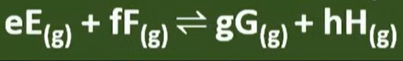 <p>Write a Kp expression for this reaction </p>