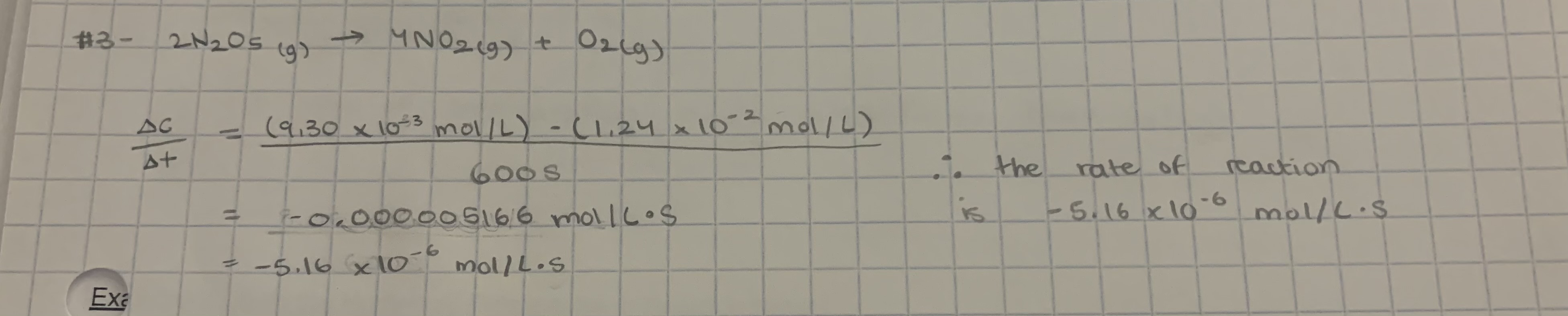 <ul><li><p>-5.17 × 10<sup>-6</sup> mol/L.s</p></li></ul><p></p>