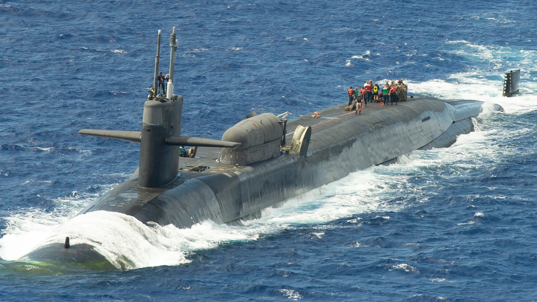<p>Cruise Missile Submarines</p><p>Instead of carrying nuclear weapons, they carry large numbers of cruise missiles and can take a contingent special forces that exit while submerged. </p>