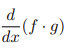 <p>Product Rule [Derivative]</p>