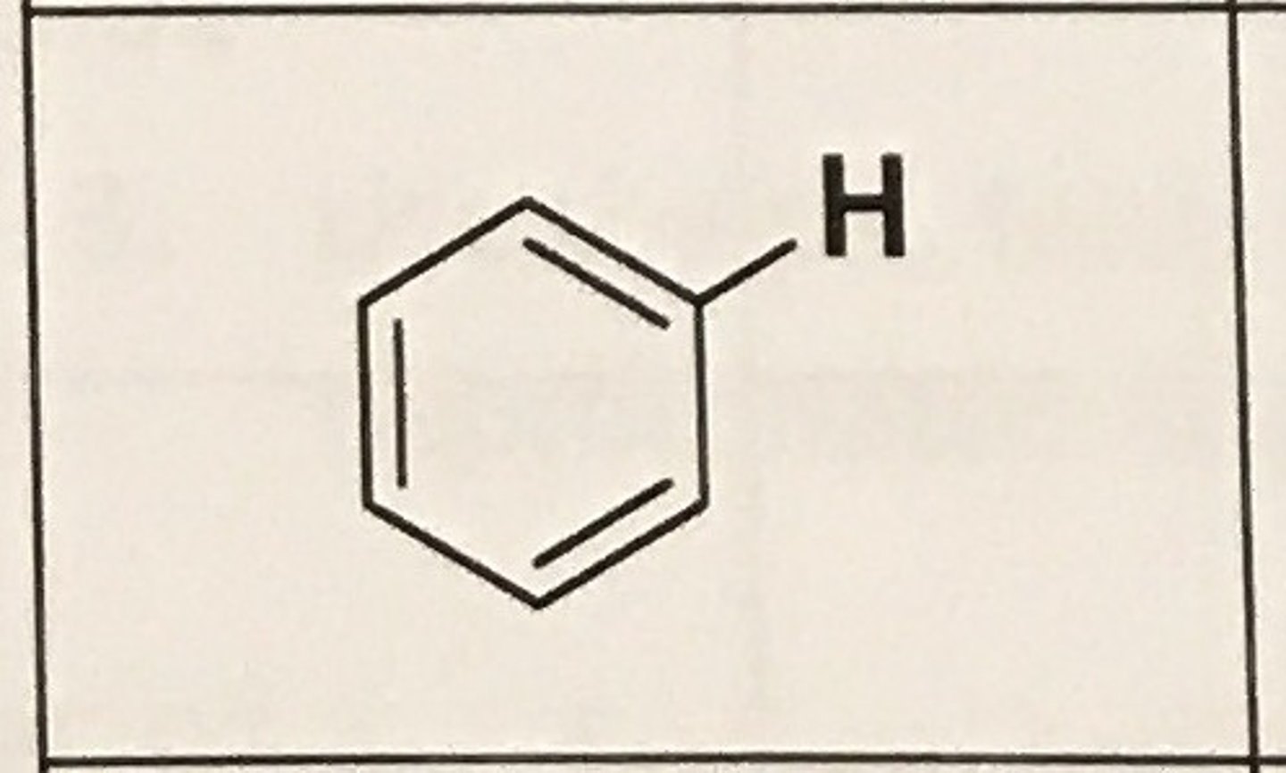 <p>phenyl hydrogen</p>