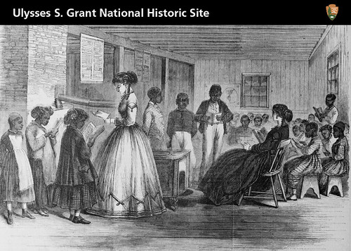 <ol start="1865"><li><p>Organization (turned government agency) run by the army to care for and protect southern Blacks after the Civil War, sometimes including settling them on confiscated confederate lands.</p></li></ol>