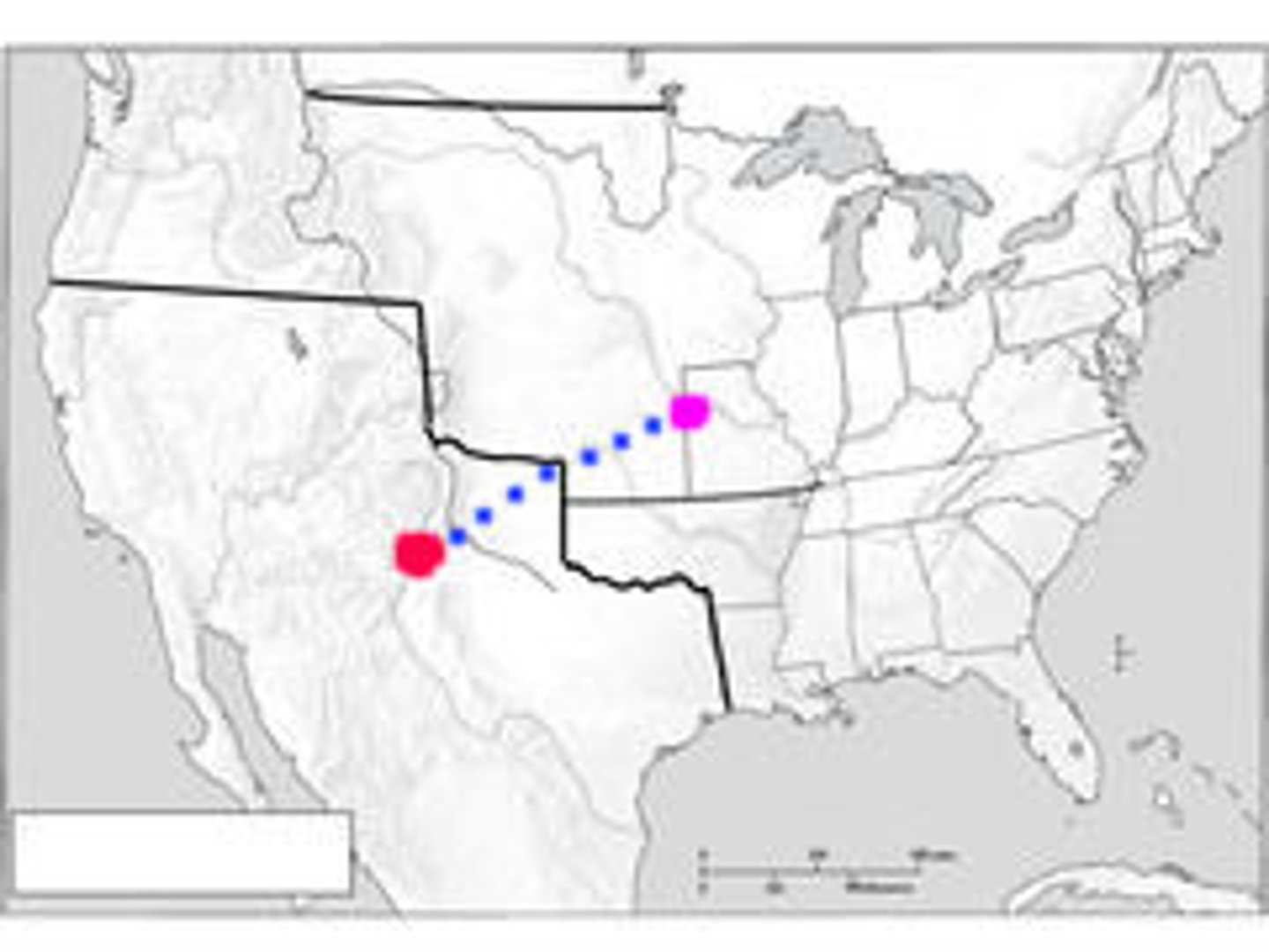 <p>Americans took several trails to the West.THIS was a trade route between Independence, Missouri, and Santa Fe, New Mexico.</p>