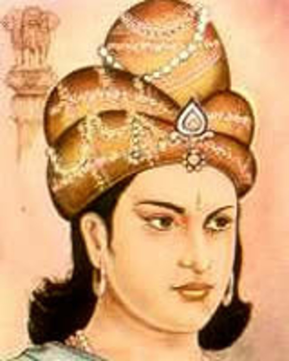 <p>Grandson of Chandragupta Maurya; most honored emperor for his commitment to spreading peace and prosperity to all; he was Buddhist but accepted other religions. He was known for his edicts and pillars.</p>