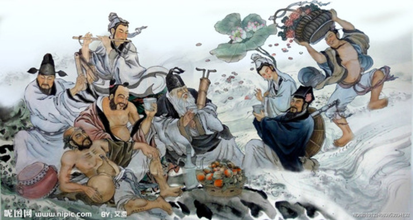 <p>Known as Xian, these Daoist sages have discovered the secrets of everlasting life through a variety of Daoist practices and beliefs. There are eight primary immortals.</p>