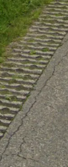 <p>Brick rumble strip</p>