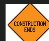 Construction ends

\
