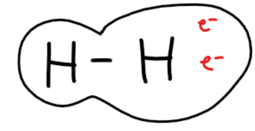 A temporary dipole - both electrons have randomly moved to one side of the molecule, making the other side 'positive' and this side 'negative'.