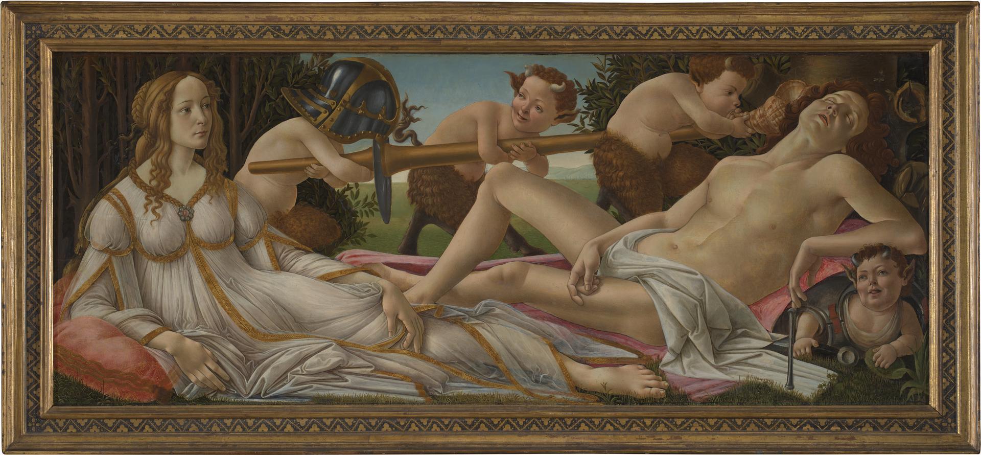 Venus and Mars, 1480's. Botticelli
