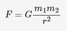 <ul><li><p><span>Every object in the Universe attracts every other object with a force that is directly proportional to the product of their masses and inversely proportional to the square of the distance between their centres. The direction of the force is along the line joining the objects.</span></p></li><li><p><span>G = gravitational constant (N*m² *kg^-2)</span></p></li><li><p><span>F = force (N)</span></p></li><li><p><span>m1 and m2 = masses of the two bodies (kg)</span></p></li><li><p><span>r = distance between the centres of the two bodies (m), center of one body to the center of other body</span></p></li></ul><p></p>