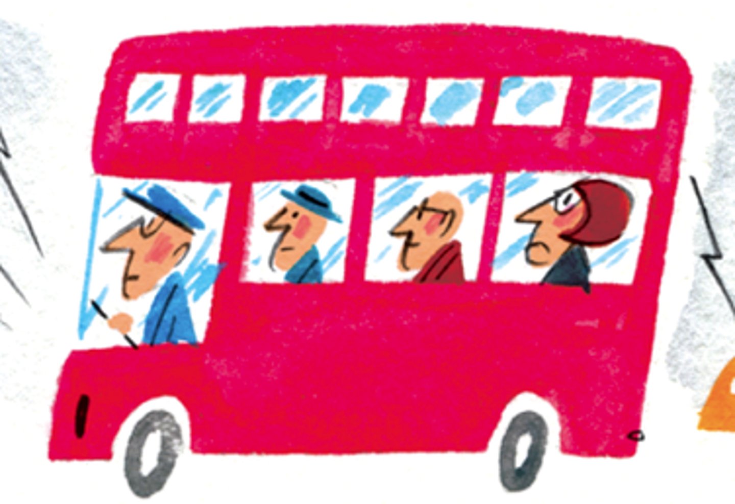<p>travel on a bus</p>