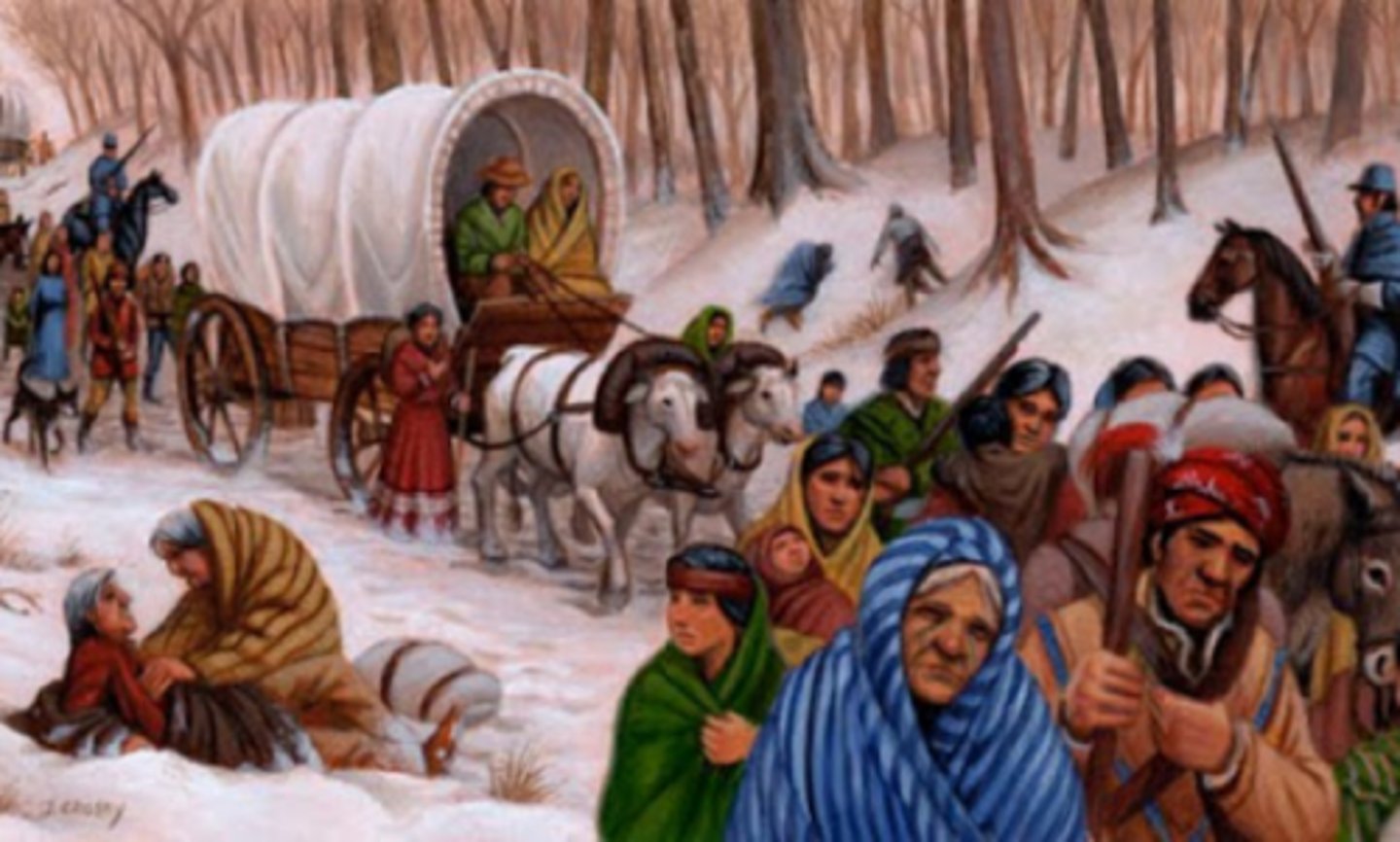 <p>Permanent movement compelled usually by cultural factors.</p>