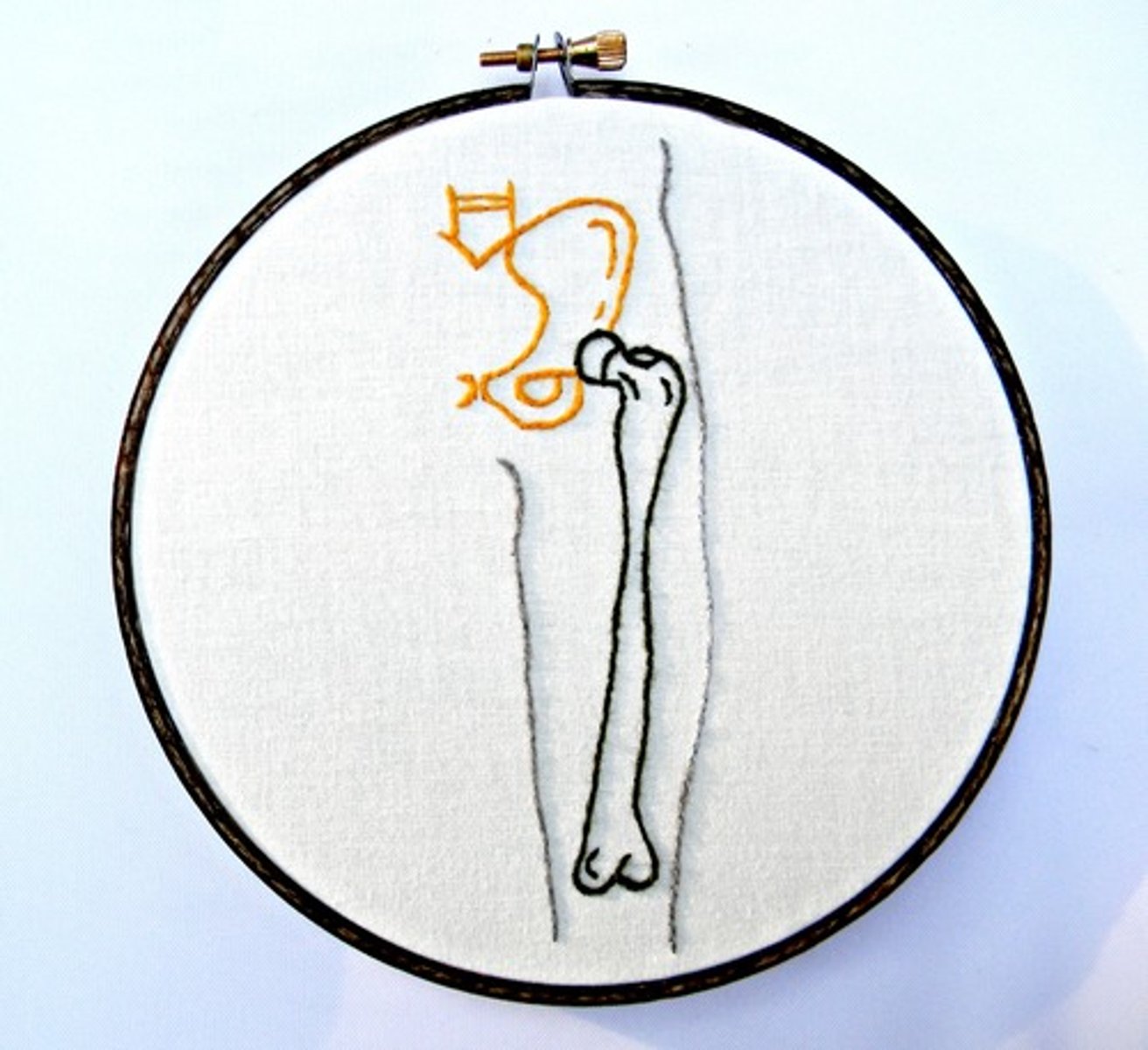 <p>long bone found in the leg extending from the hip to the knee.</p>