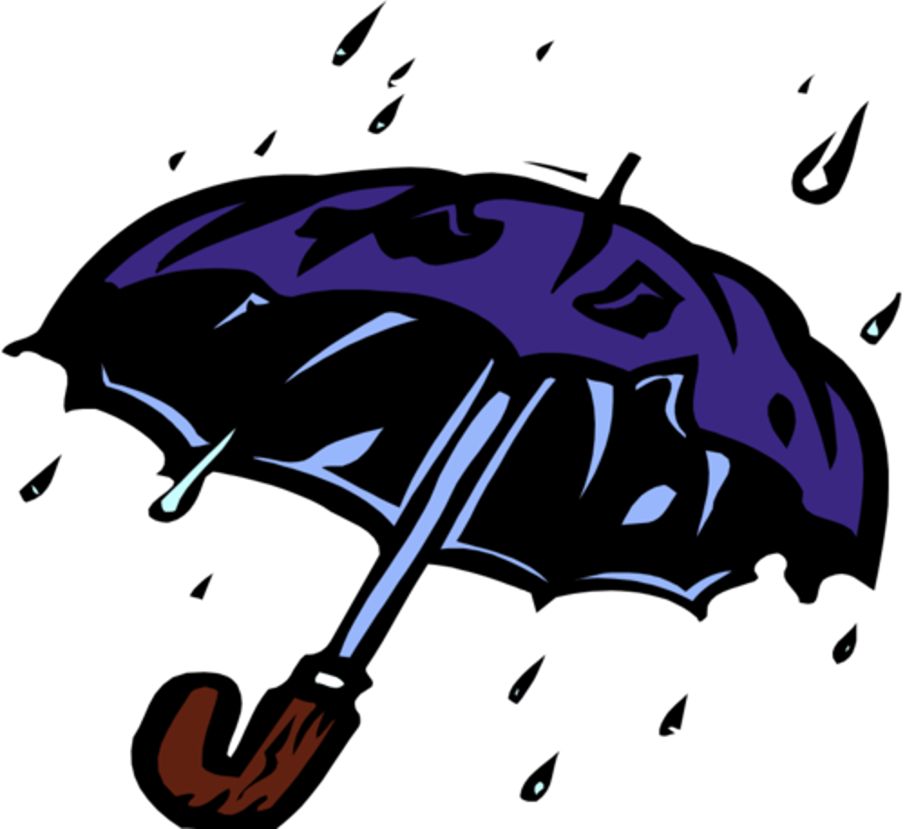 <p>It's raining.</p>