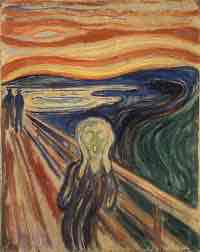 <p>the scream </p>