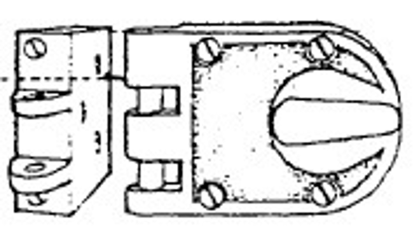 <p>A lock fastened to the face of the door, as opposed to one built into its edge</p>