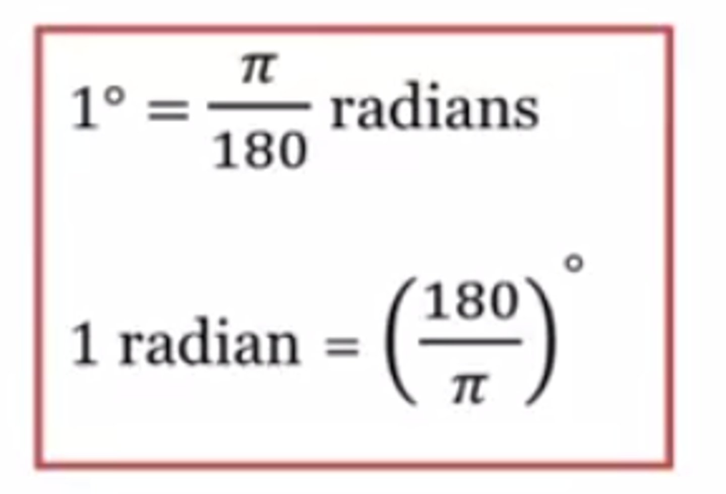 <p>The radian measurement is the measure of the arc of the circumference covered by the angle</p>