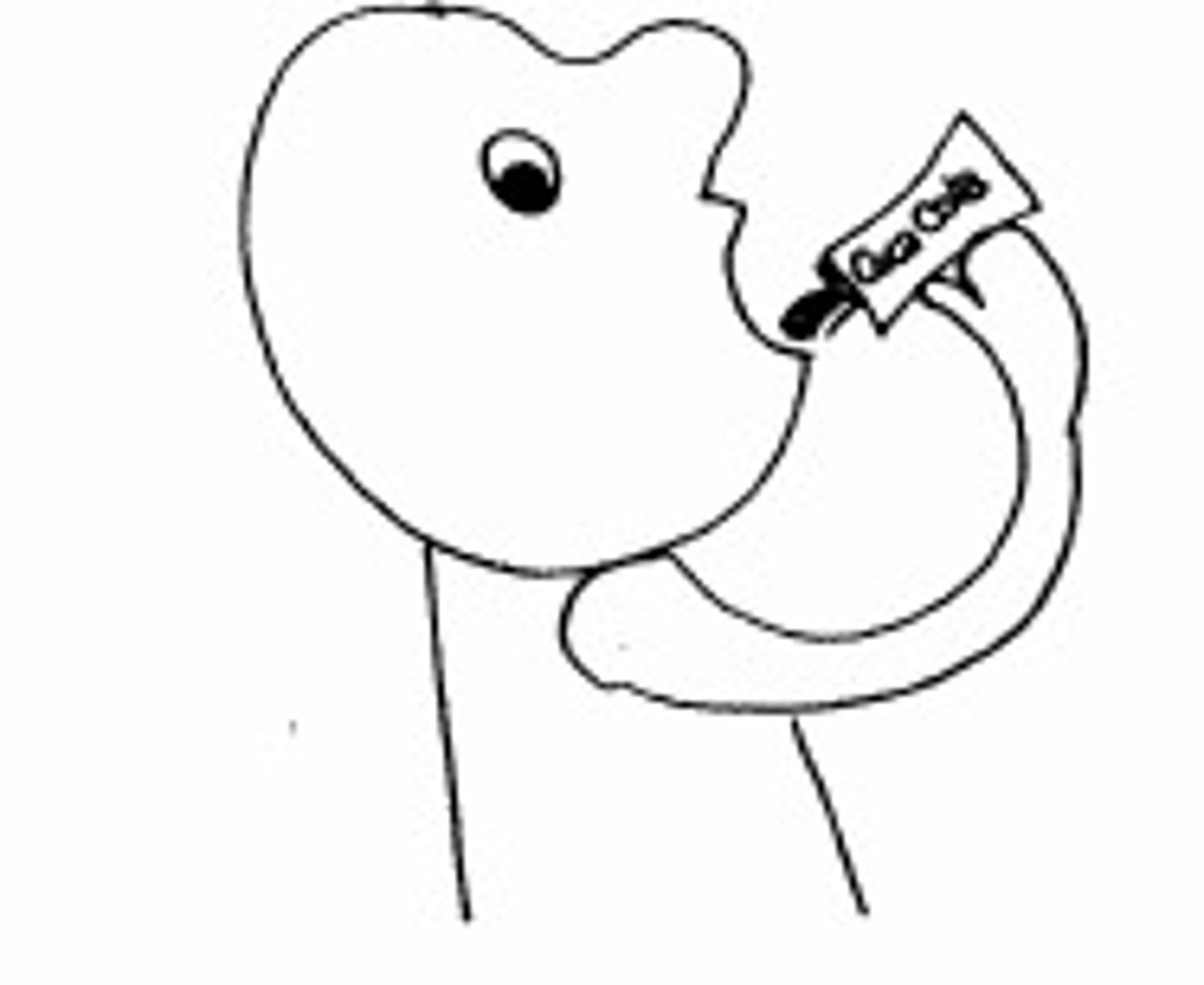 <p>to take/drink</p>