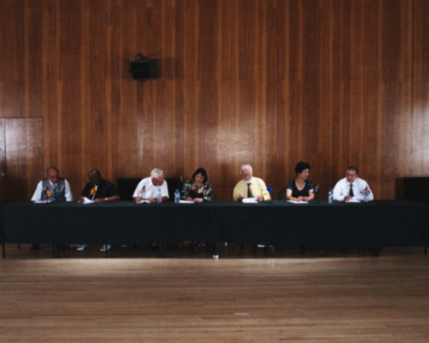 <p>a group of people gathered for a special purpose to discuss an issue</p>