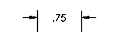 <p>Where in the order would this dimensioning style fall?</p>