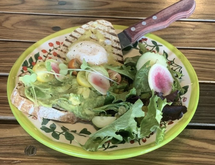 <ol><li><p>PublicUs Toasts / Brekkie Bar: Smash Avocado Toast* $13 (Vegan Option Available)</p></li></ol><p></p>