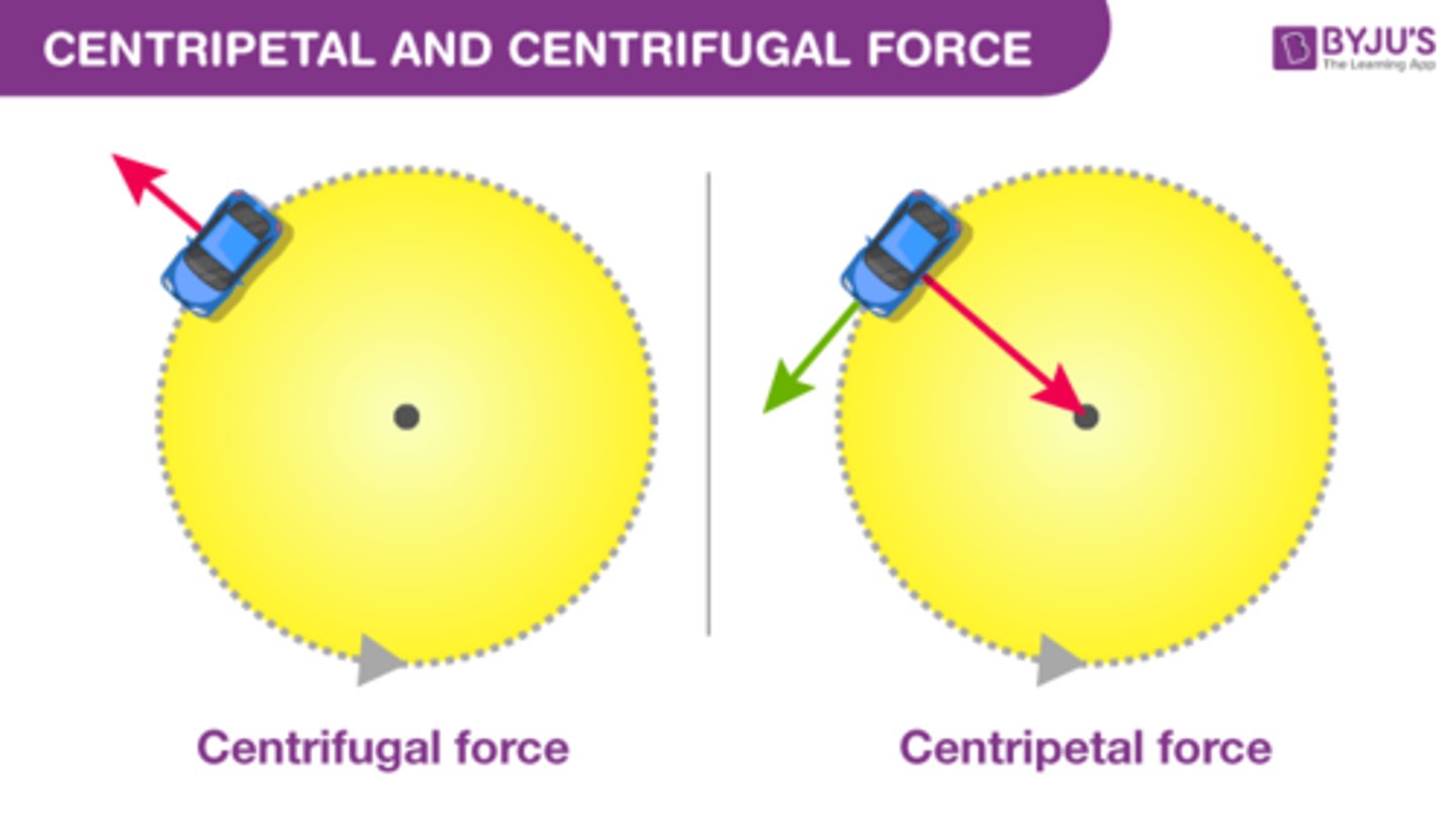 <p>the only force is the centripetal force, pointing radially inward. The instantaneous velocity vector always points tangentially. </p><p>in uniform circular motion, the instantaneous velocity vector is always tangent to the circular path</p>