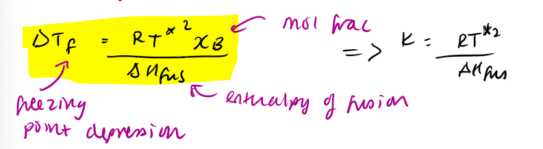 <ul><li><p>can switch xB with mB because xB &lt; &lt; 1 </p></li></ul><p></p>