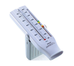 <p>What does a peak flow meter measure?</p>