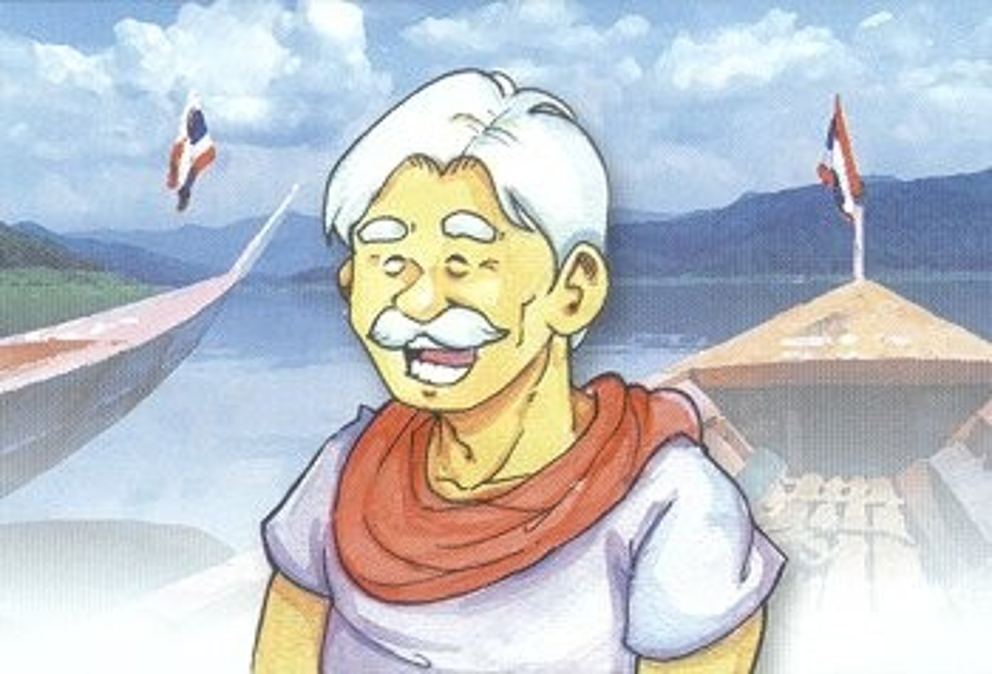 <p>ฒ ผู้เฒ่า</p><p>thaw phu-thao (elder)</p><p>[th / t] low class</p>