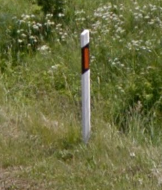 <p>Bollard in a Baltic country</p>