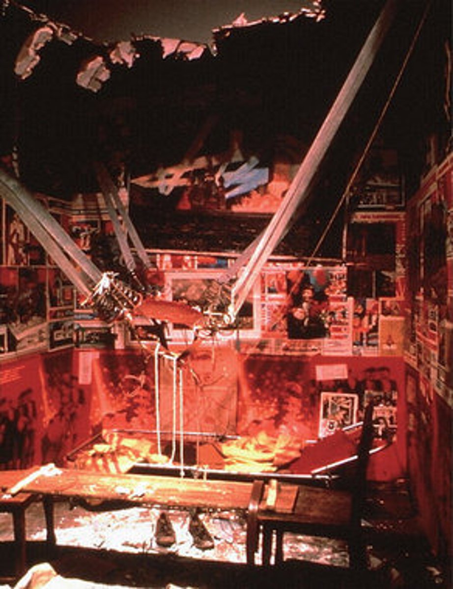 <p>Title: The Man Who Flew into Space from His Apartment</p><p>Time: 1980s.</p><p>Known for:</p><ul><li><p>Fictional character narratives</p></li><li><p>Escape fantasies in communal spaces.</p></li></ul><p></p>