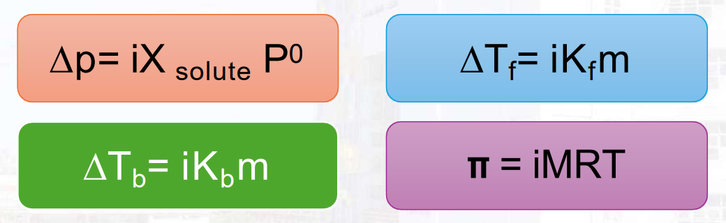 <p>Physical properties of solutions that <span style="color: yellow"><strong>depend on the concentration of solute particles, but not on their chemical identity</strong></span><span>.</span></p>