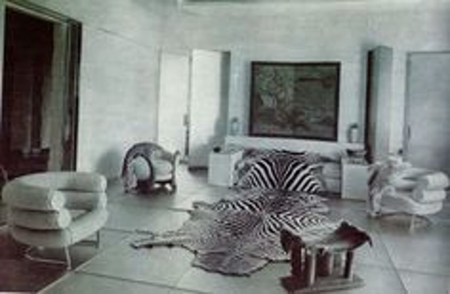 <p>Has the Bibendum chair with stacking parallel and transat theme, tubular steel chrome plating, reference to Michelin; also has the folding hammock chair with transat theme</p>