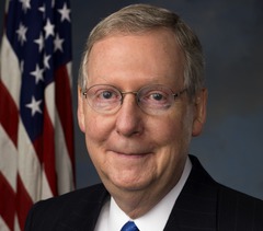 heads the majority party; one in both House & Senate; current leader in Senate - Mitch McConnell