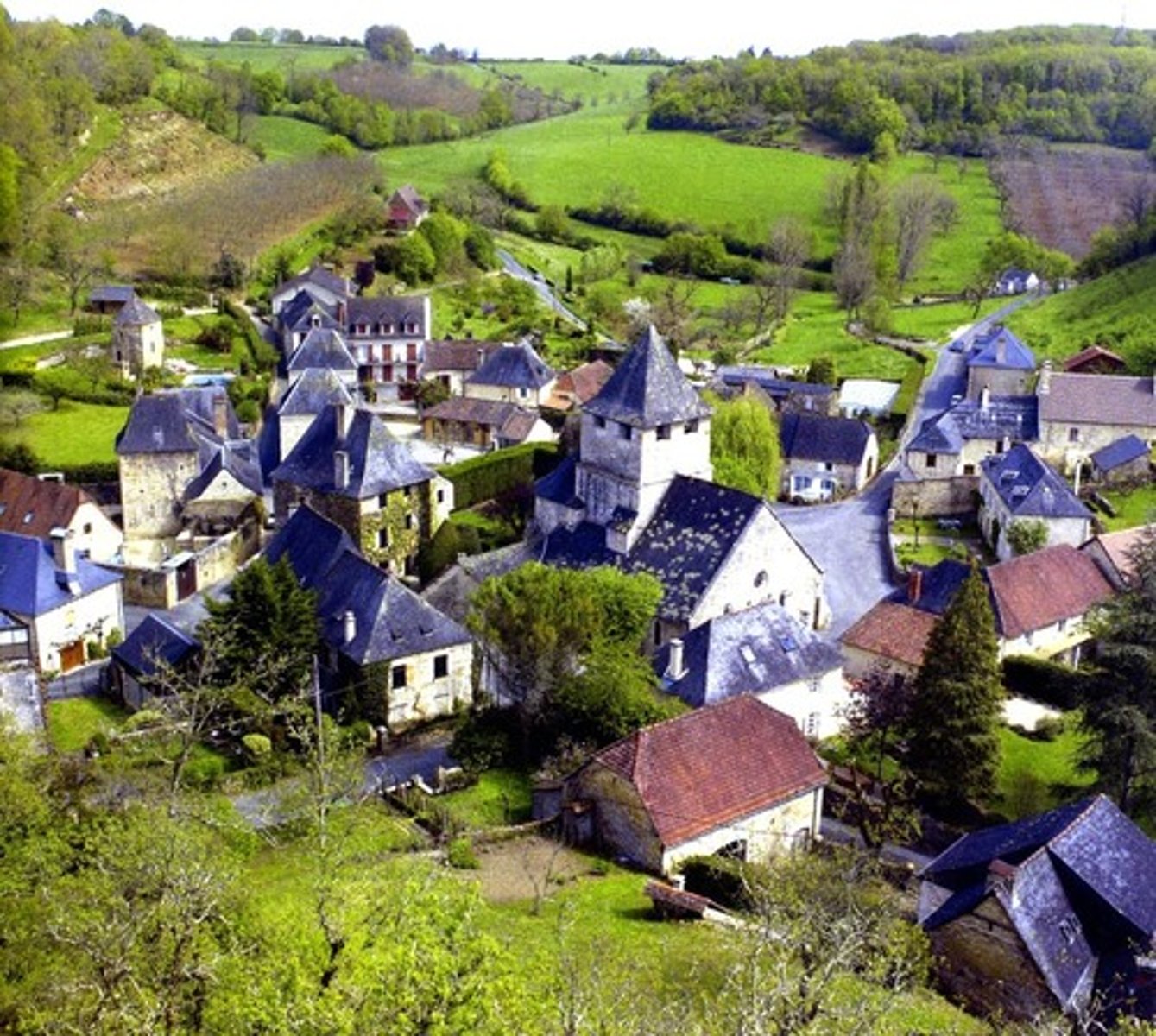 <p>village, small town</p>