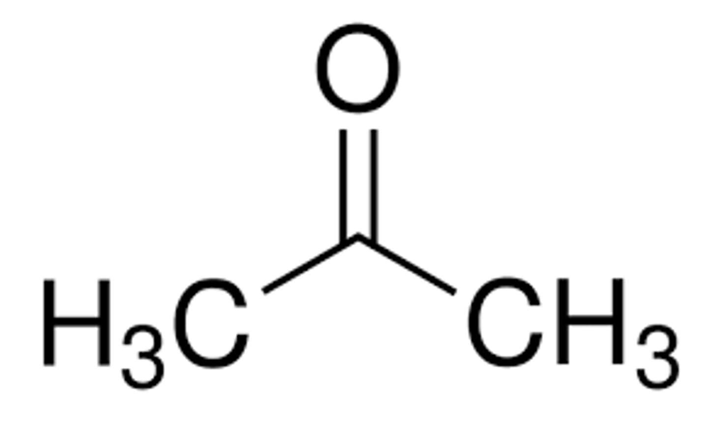 <p>2-propanone</p><p>acetone</p><p>dimethylketone</p>