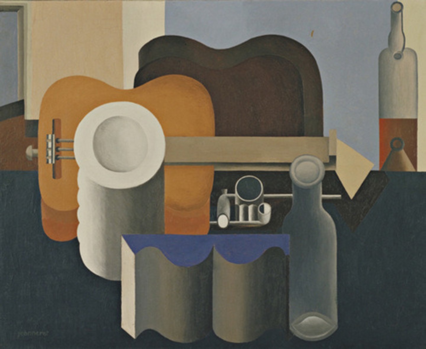 <p>an early-20th-century art movement that embraced the "machine aesthetic" and sought purity of form in the clean functional lines of industrial machinery; a variant of Cubism and developed in France</p>
