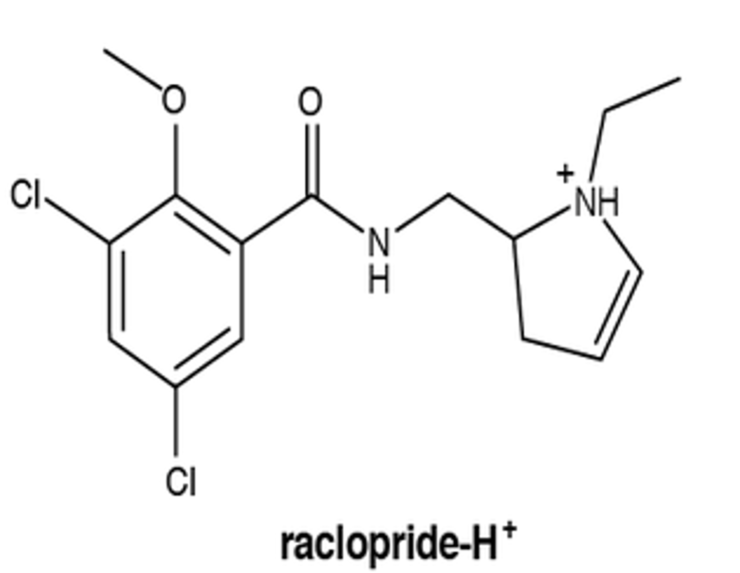 <p>Raclopride-H+ can best be described as:</p><p>A. an amphiphilic molecule that has two stereoisomers.</p><p>B. a Lewis base that has two stereoisomers.</p><p>C. an amphiphilic molecule that has four stereoisomers.</p><p>D. a Lewis base that has four stereoisomers.</p>
