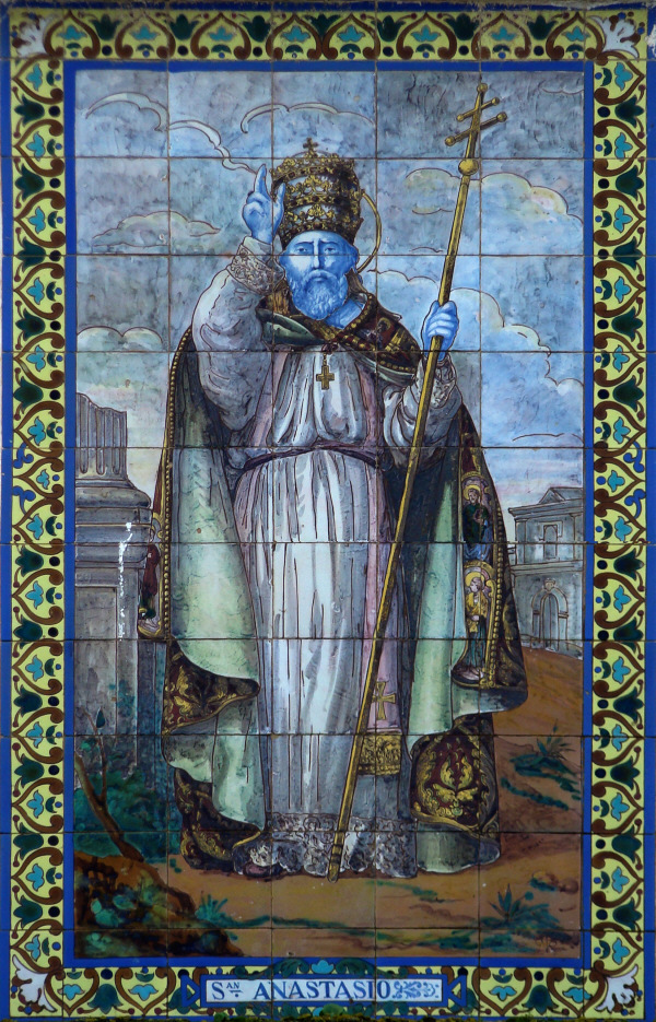<p>399 - 401 - Pope Anastasius / St. Anastasius (All Facts) </p>
