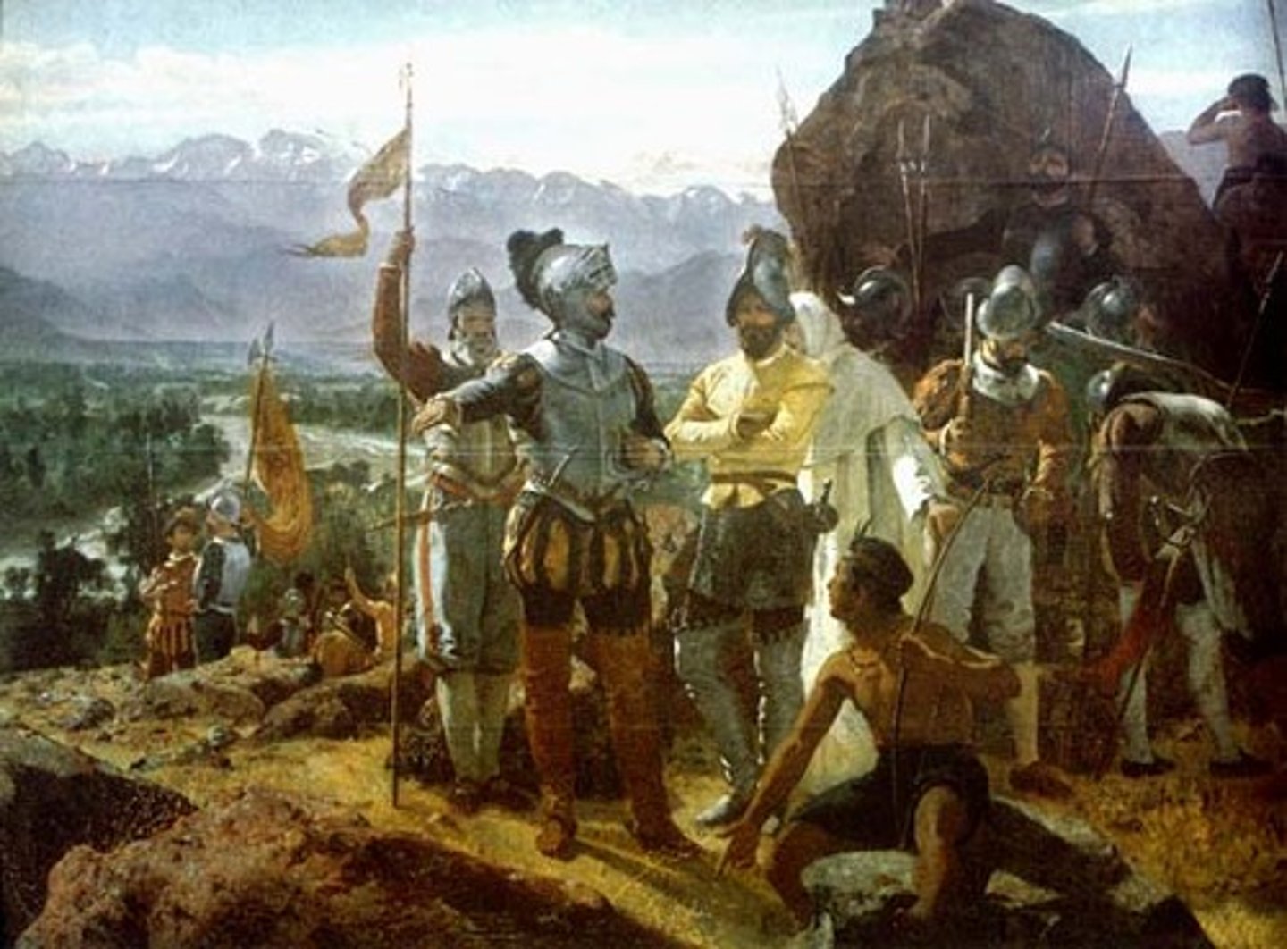 <p>A system in which the Spanish crown granted a person a specified number of natives of a specific community, with the indigenous leaders in charge of mobilizing the assessed tribute and labor. In turn, encomenderos were to take responsibility for instruction in the Christian faith, protection from warring tribes and pirates, instruction in the Spanish language and development and maintenance of infrastructure.</p>