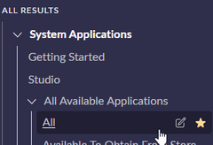 <p>All &gt; System Application &gt; All Available Applications &gt; All</p>
