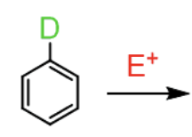 <p>Deactivating (EWG) disubstitution</p>