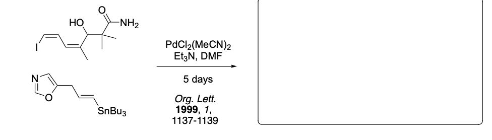 <p>Please provide the major carbon-containing product for each reaction with relative stereochemistry as appropriate.</p>