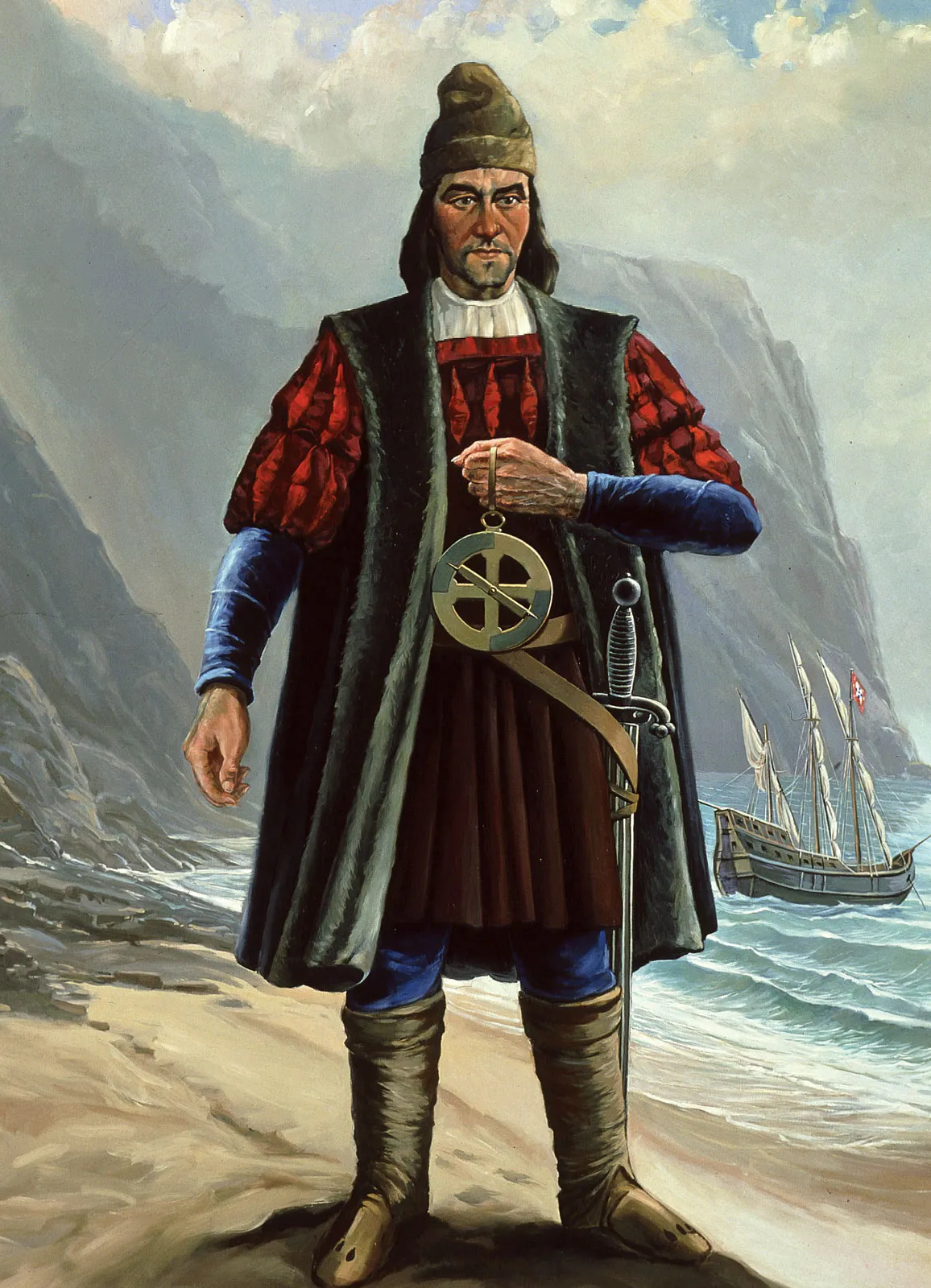 <p>A portuguese explorer who sailed around the southern tip of Africa, the Cape of Good Hope, in 1488, into waters he did not know. He returned home after fearing that if he continued to push eastward he would face mutiny. LO 2) Portugal&apos;s interests of the state and interest of explorers were closely tied. They would send out ships to explore land leading to the expansion of maritime exploration.</p>