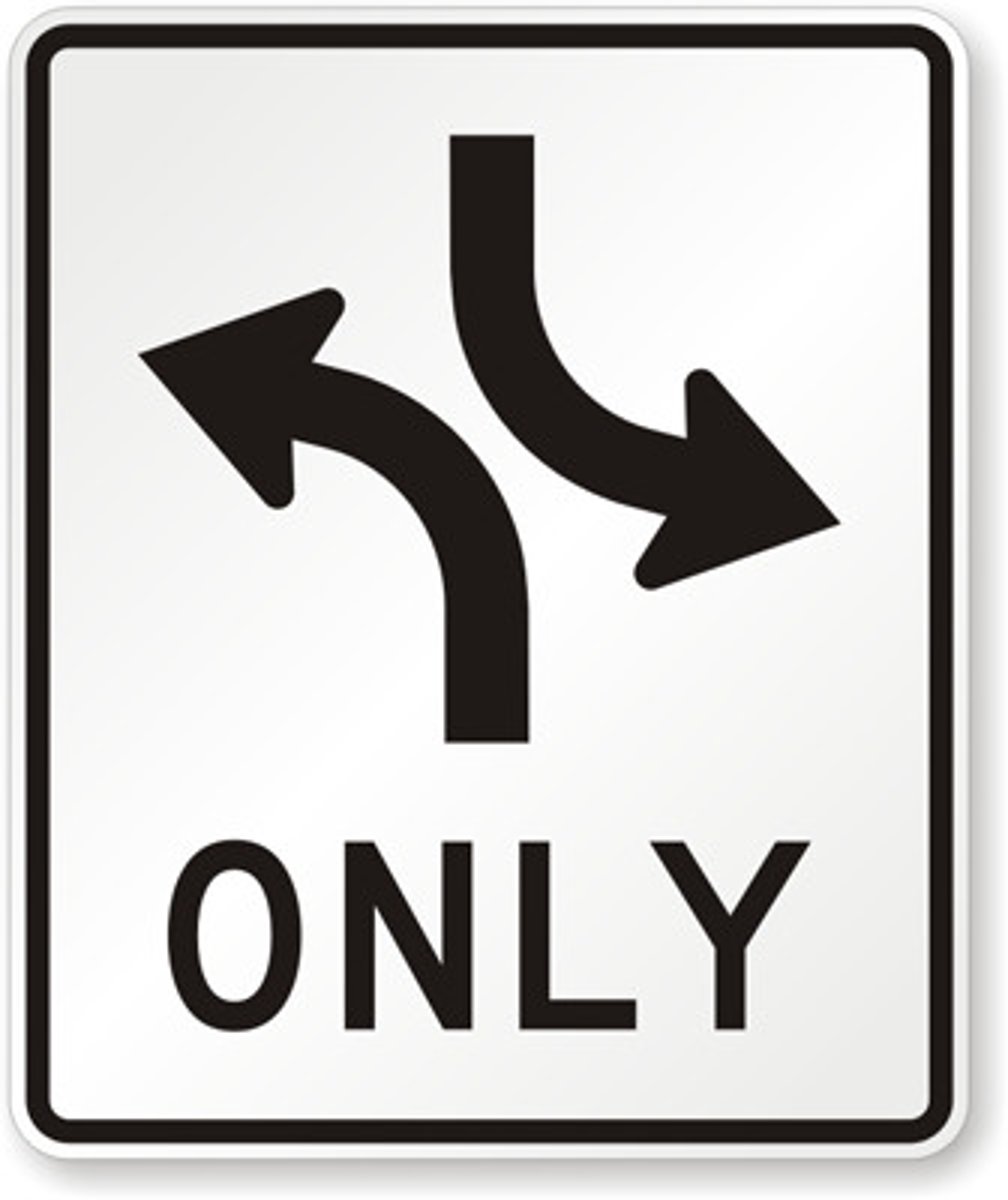 <p>This regulatory sign indicates...</p>
