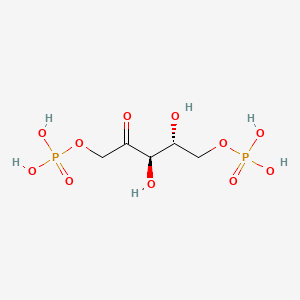 <p>A molecule that is involved in the first part of the Calvin cycle and that is regenerated in the third. This molecule acts as an acceptor molecule and contains 5 carbons.</p>