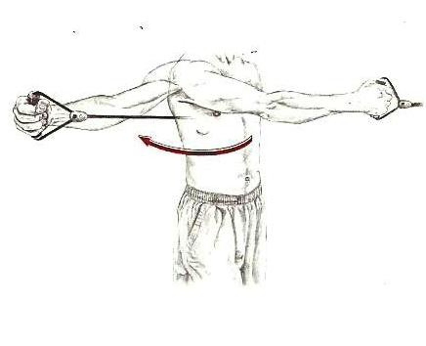<p>move arm away from the midline in the transverse plane</p>