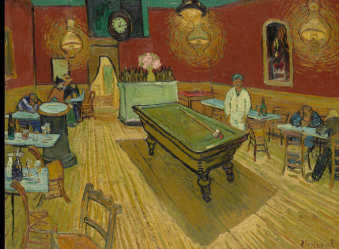 <p><span style="font-family: sans-serif">Vincent van Gogh, The Night Café, 1888.</span></p>