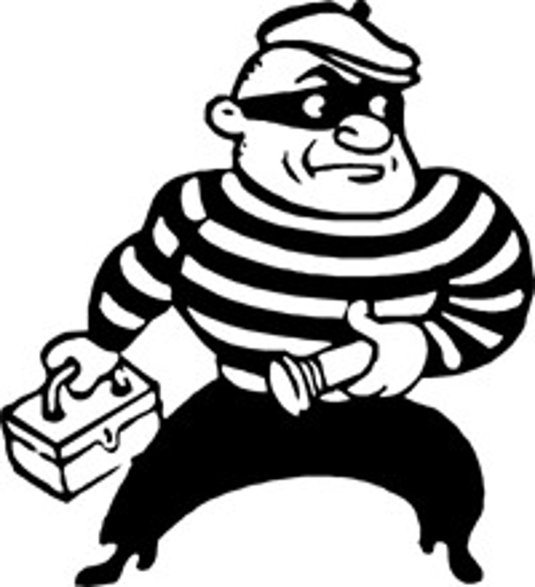<p>the burglar</p>